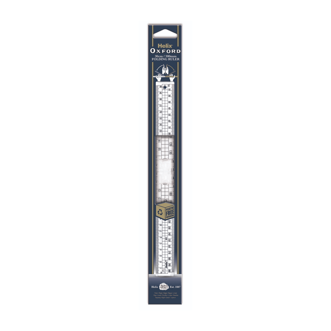 30cm Oxford Folding Ruler - ACE Clothing
