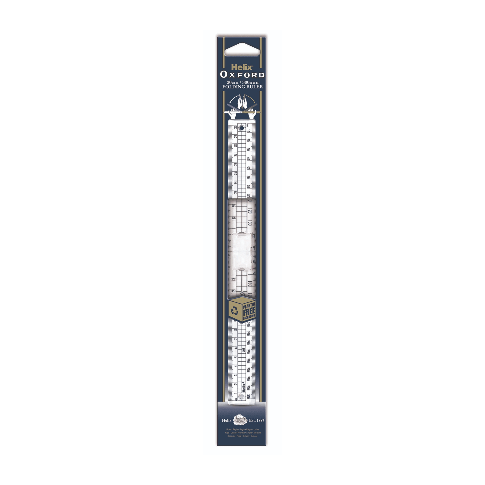 30cm Oxford Folding Ruler - ACE Clothing
