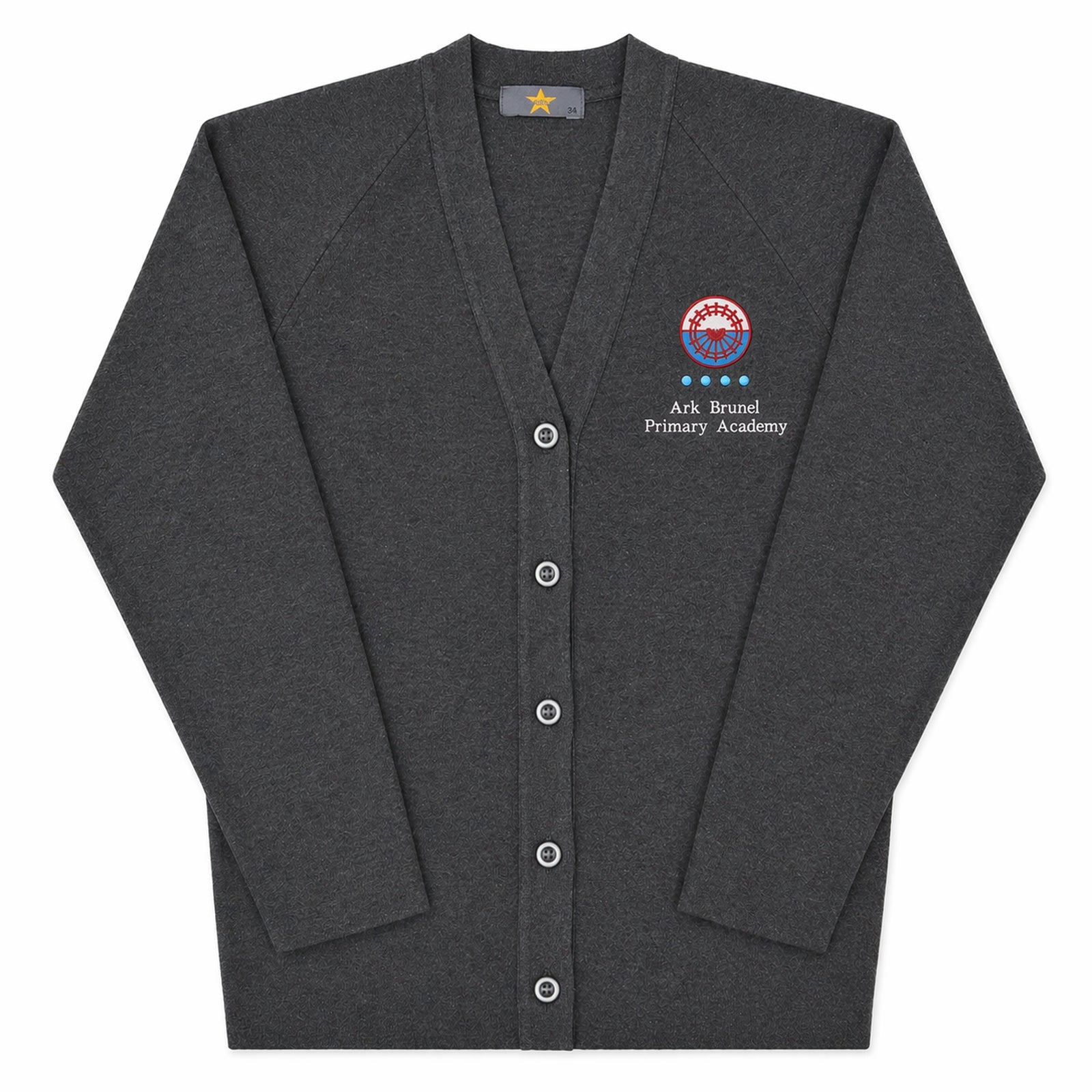 ARK Brunel Cardigan - Grey - ACE Clothing