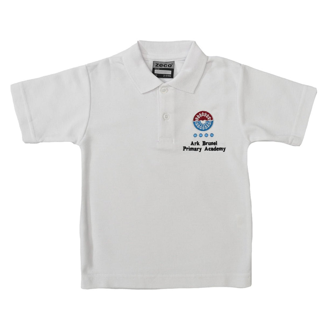 ARK Brunel Nursery Polo Shirt -White - ACE Clothing