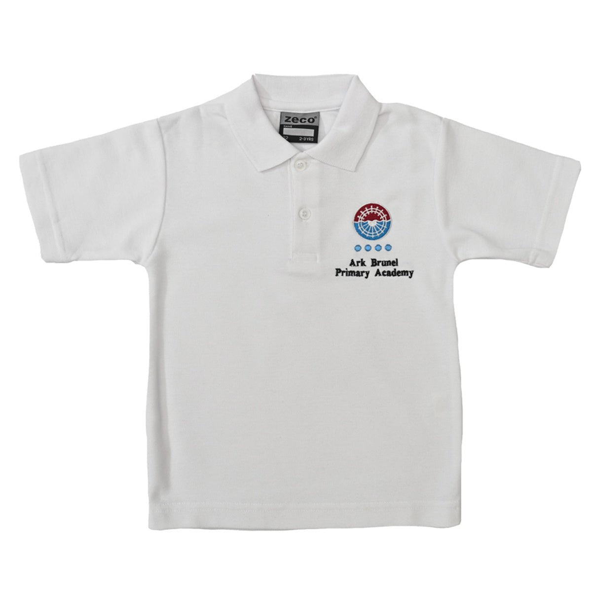 ARK Brunel Nursery Polo Shirt -White - ACE Clothing