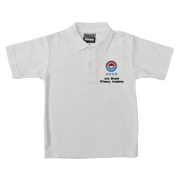 ARK Brunel Nursery Polo Shirt -White - ACE Clothing
