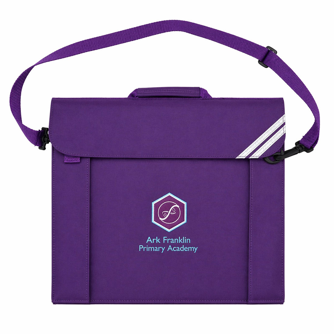 ARK Franklin Bookbag with strap - Purple - ACE Clothing