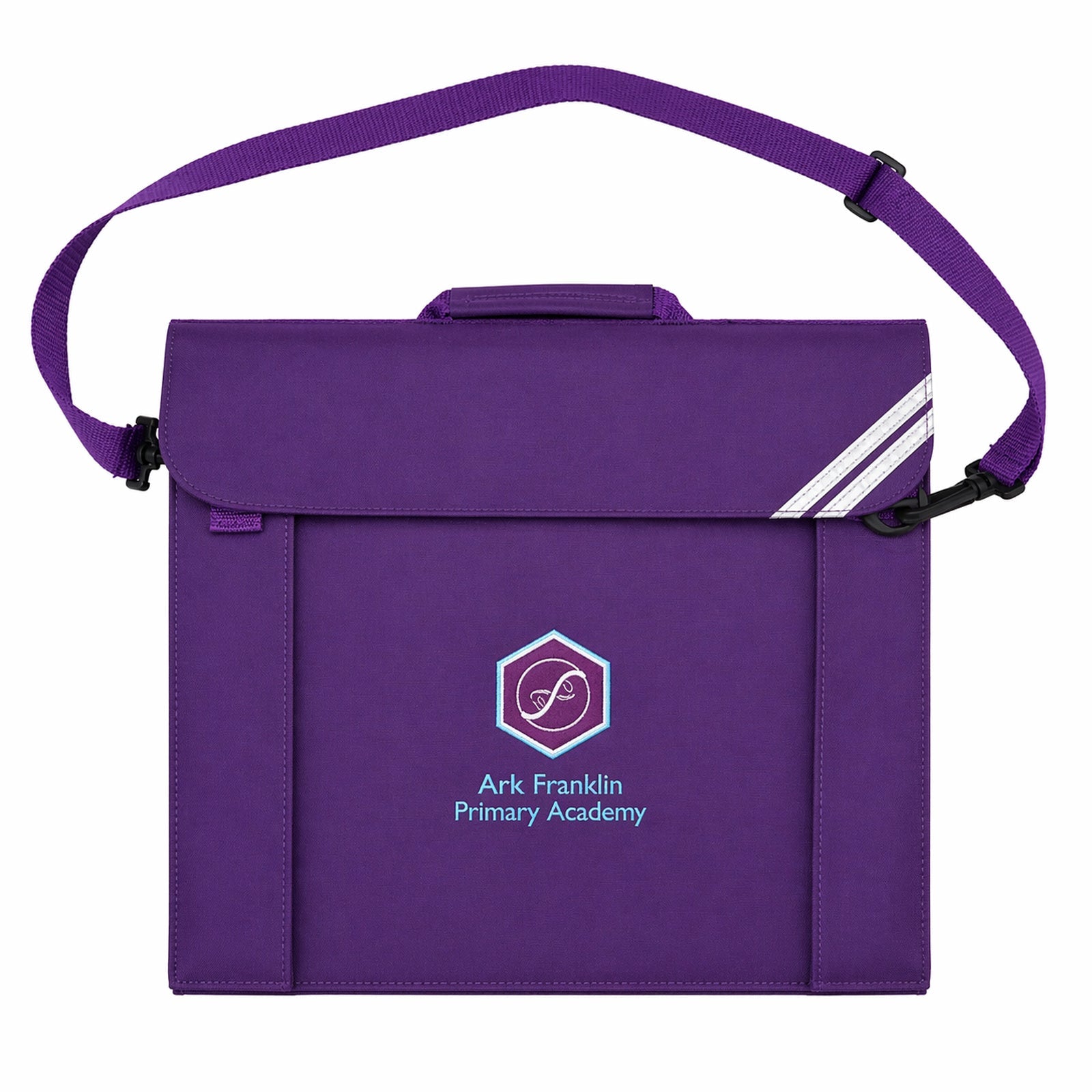 ARK Franklin Bookbag with strap - Purple - ACE Clothing