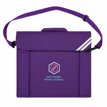 ARK Franklin Bookbag with strap - Purple - ACE Clothing