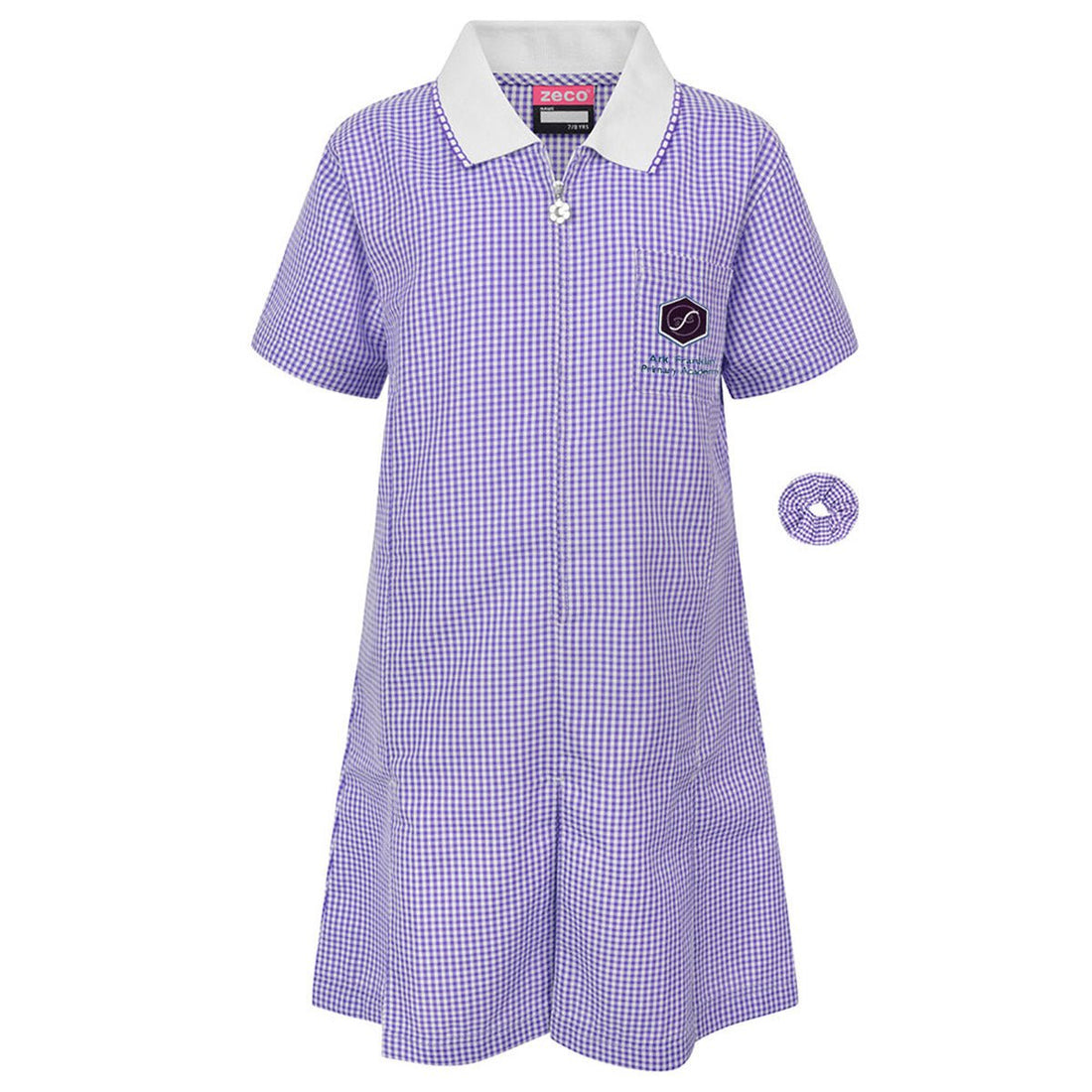 Ark Franklin Girls Summer Dress (Purple/White check) - ACE Clothing