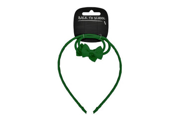 Bow Alice Hairband & 2 Elastics (Bottle) - ACE Clothing