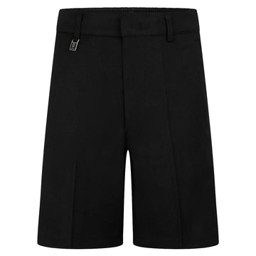 Boys Bermuda Standard Fit Shorts -Black - ACE Clothing