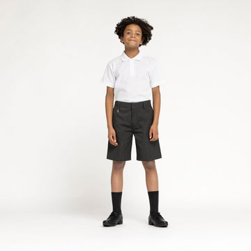 Boys Bermuda Sturdy Fit Shorts -Grey - ACE Clothing