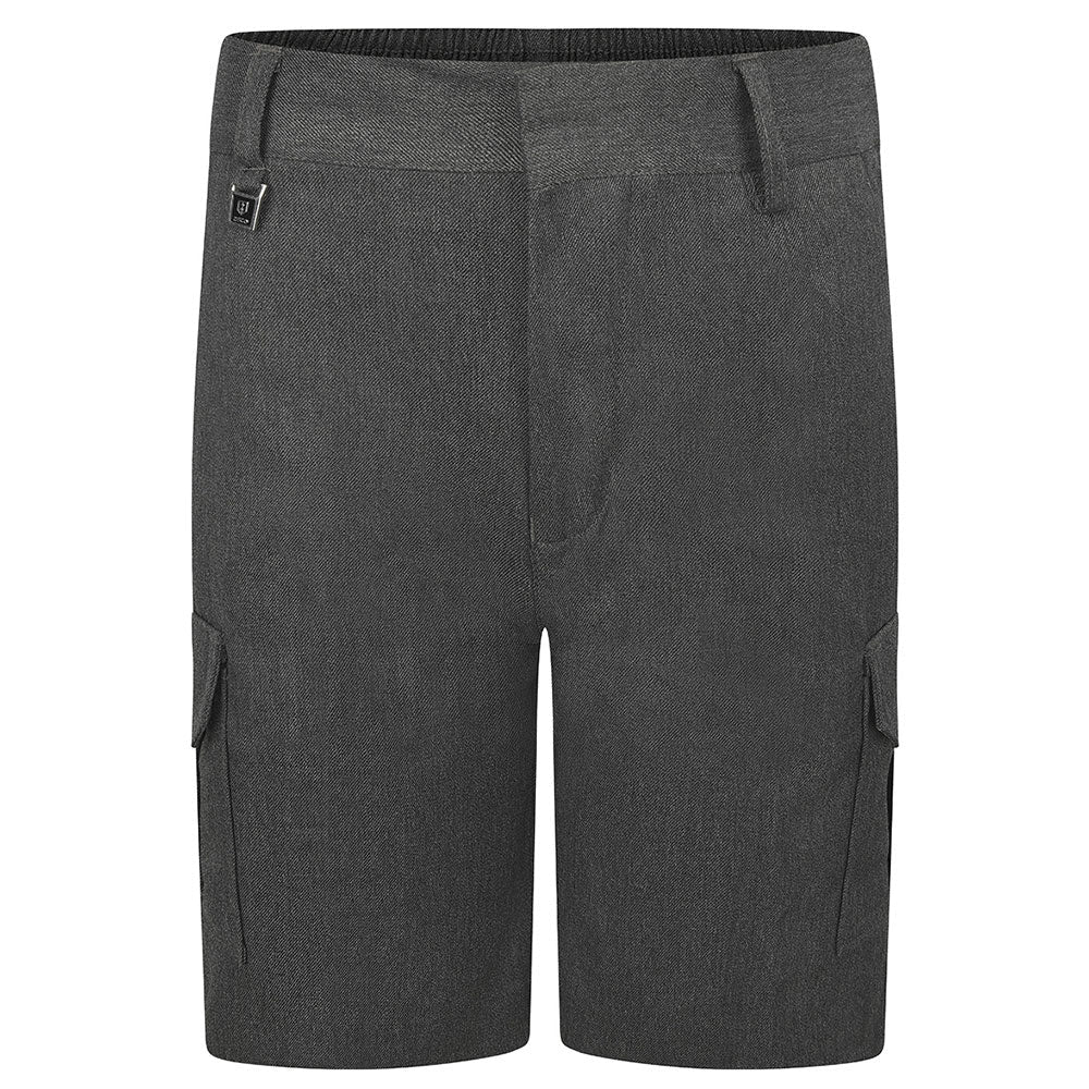 Boys Cargo Style Shorts - Grey - ACE Clothing