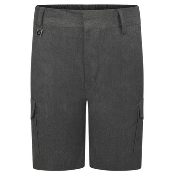 Boys Cargo Style Shorts - Grey - ACE Clothing