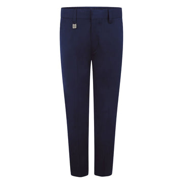 Boys Standard Fit Junior Trousers - Navy - ACE Clothing