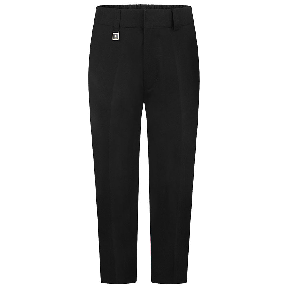 Boys Sturdy Fit Junior Trousers - Black - ACE Clothing