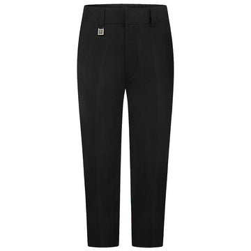 Boys Sturdy Fit Junior Trousers - Black - ACE Clothing