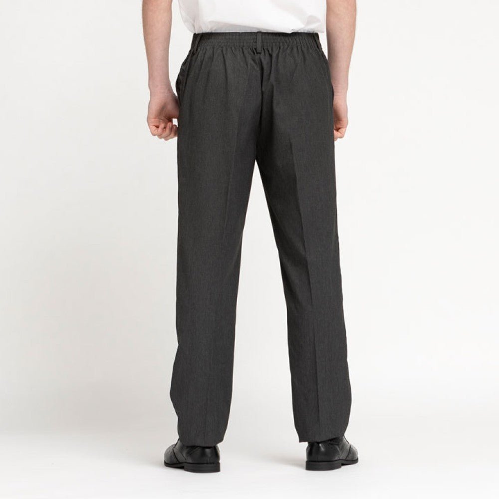 Boys Sturdy Fit Junior Trousers -Grey - ACE Clothing