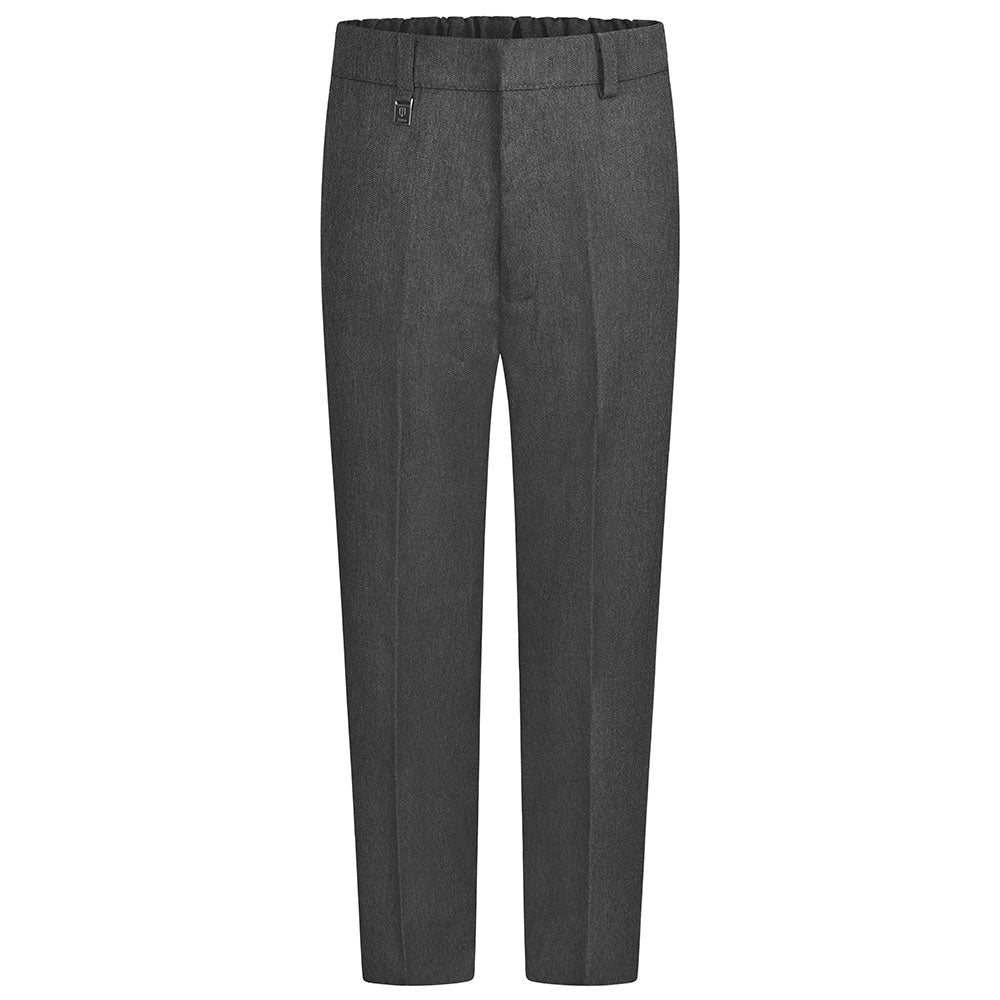 Boys Waist Adjuster Slim Fit Trouser - Grey - ACE Clothing
