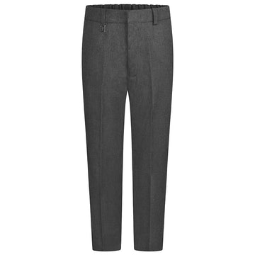 Boys Waist Adjuster Slim Fit Trouser - Grey - ACE Clothing