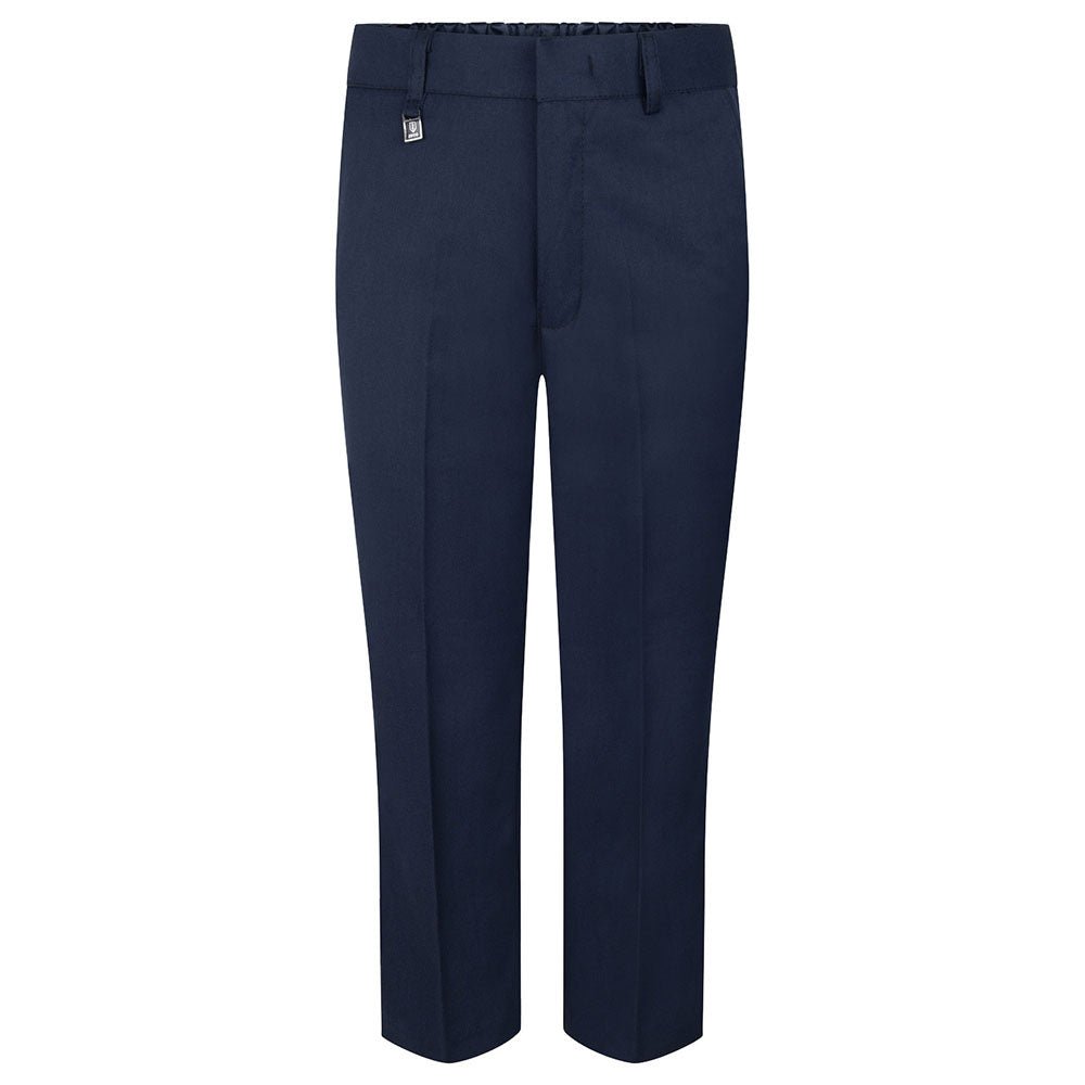 Boys Waist Adjuster Slim Fit Trouser -Navy - ACE Clothing