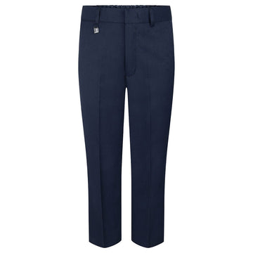 Boys Waist Adjuster Slim Fit Trouser -Navy - ACE Clothing