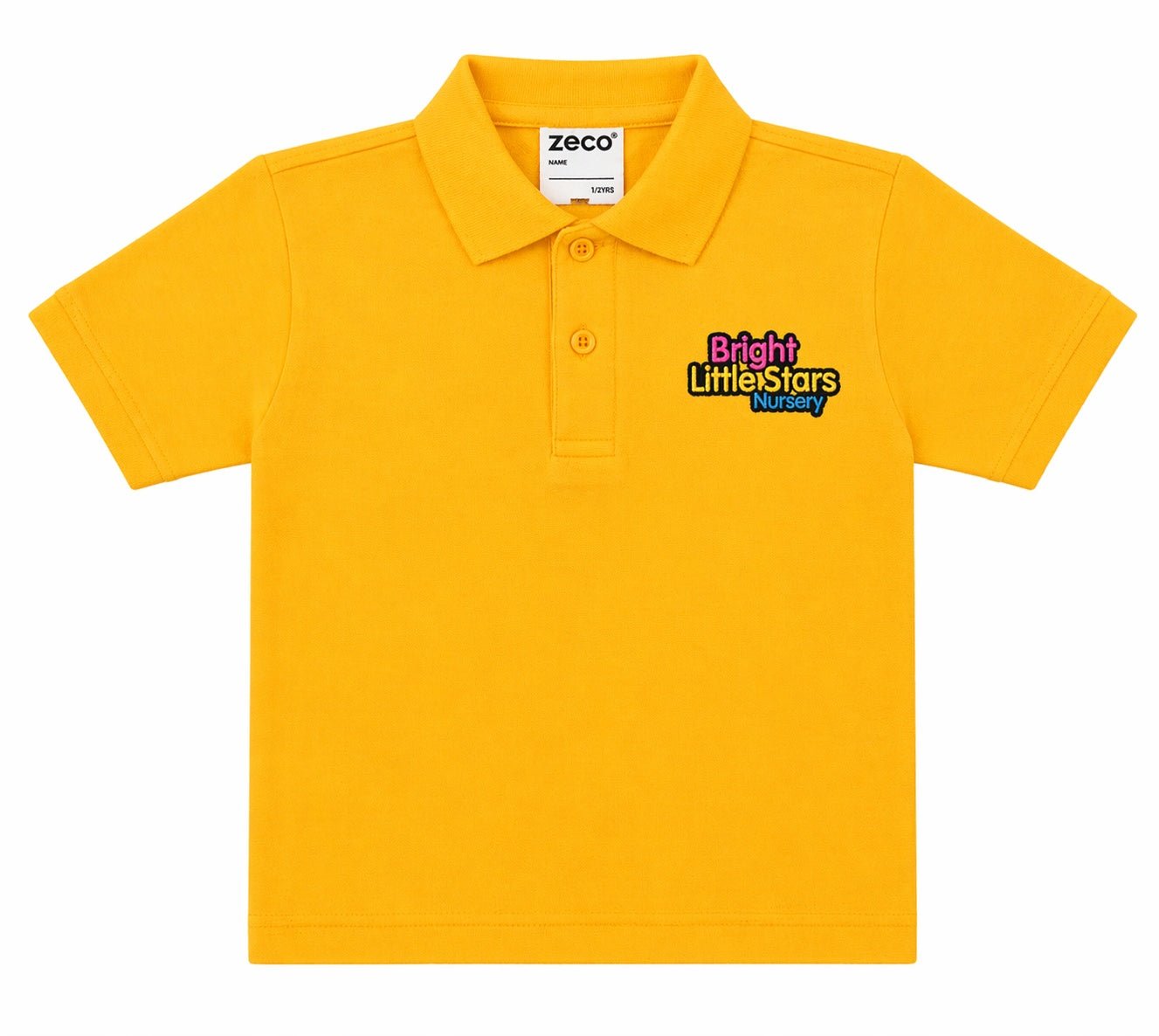 Bright Little Stars COMPULSORY Polo Shirt (Gold) - ACE Clothing