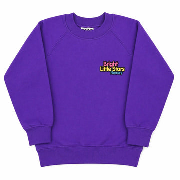 Bright Little Stars COMPULSORY Sweatshirt Option 1 - Purple - ACE Clothing