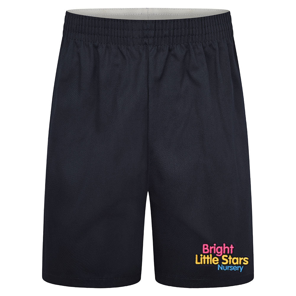 Bright Little Stars Summer Poly/Cotton Shorts - Navy - ACE Clothing