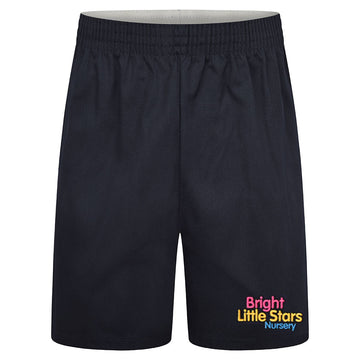 Bright Little Stars Summer Poly/Cotton Shorts - Navy - ACE Clothing