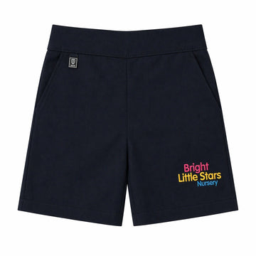Bright Little Stars Summer Tailored Pull-Up Shorts - Navy - ACE Clothing