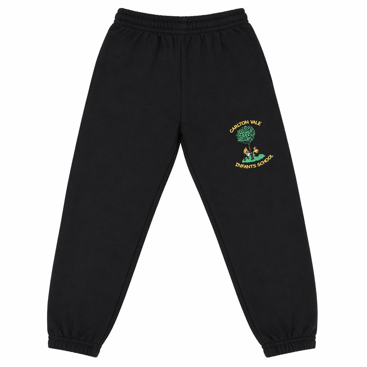 Carlton Vale Jogging Bottoms (Black) - ACE Clothing