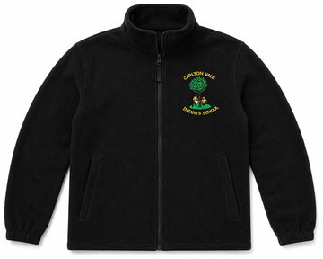 Carlton Vale Polar Fleece Jacket (Black) - ACE Clothing