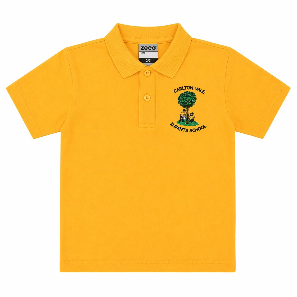Carlton Vale Polo Shirt (Gold) - ACE Clothing