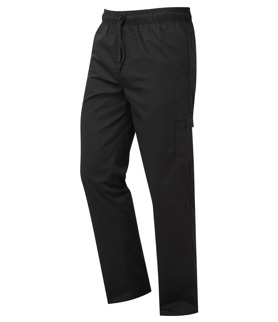 Chef's Trousers Plain - Black - ACE Clothing