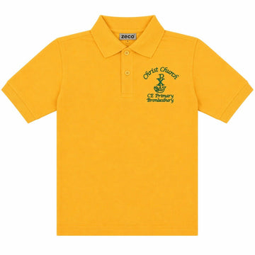 Christ Church Nurs/Rec Polo Shirt (Gold) - ACE Clothing