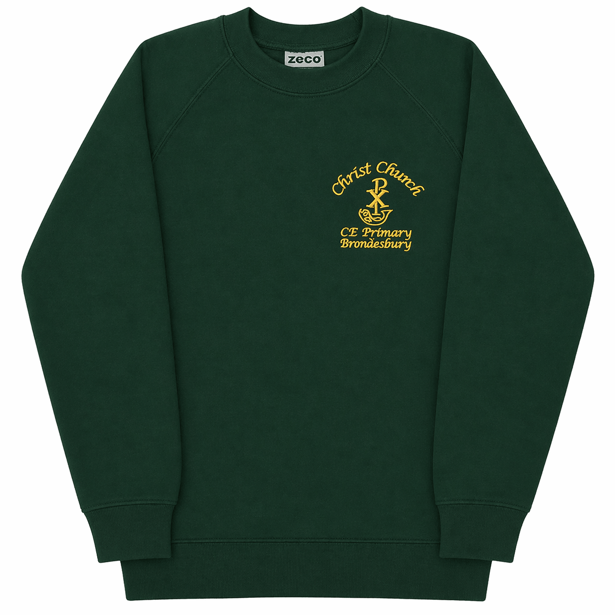 Christ Church Sweatshirt - Forest Green ( For Nursery & Reception ) - ACE Clothing