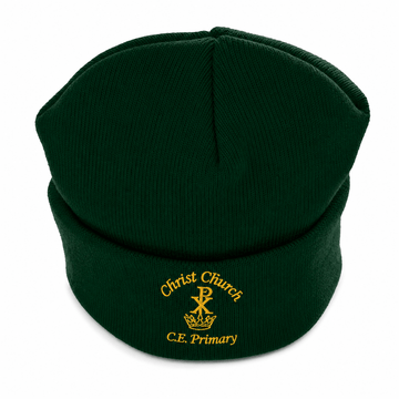 Christ Church Winter Hat (Bottle Green) - ACE Clothing