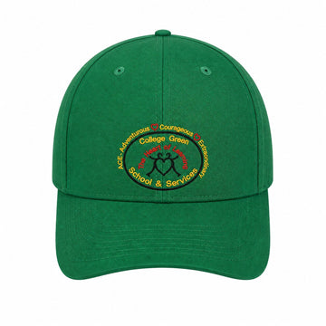 College Green Baseball Summer Cap (Emerald Green) - ACE Clothing