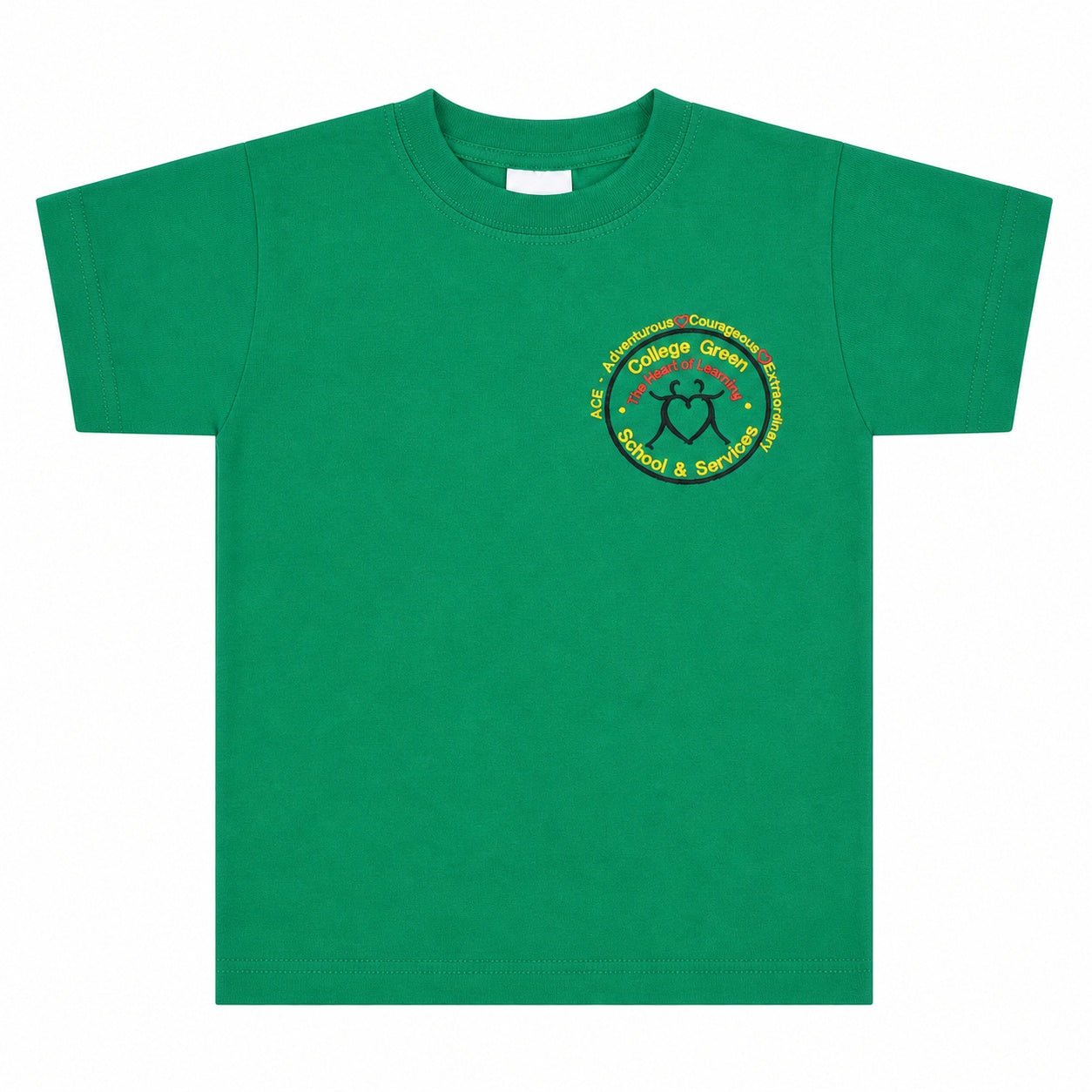 College Green Summer T-Shirt - ACE Clothing