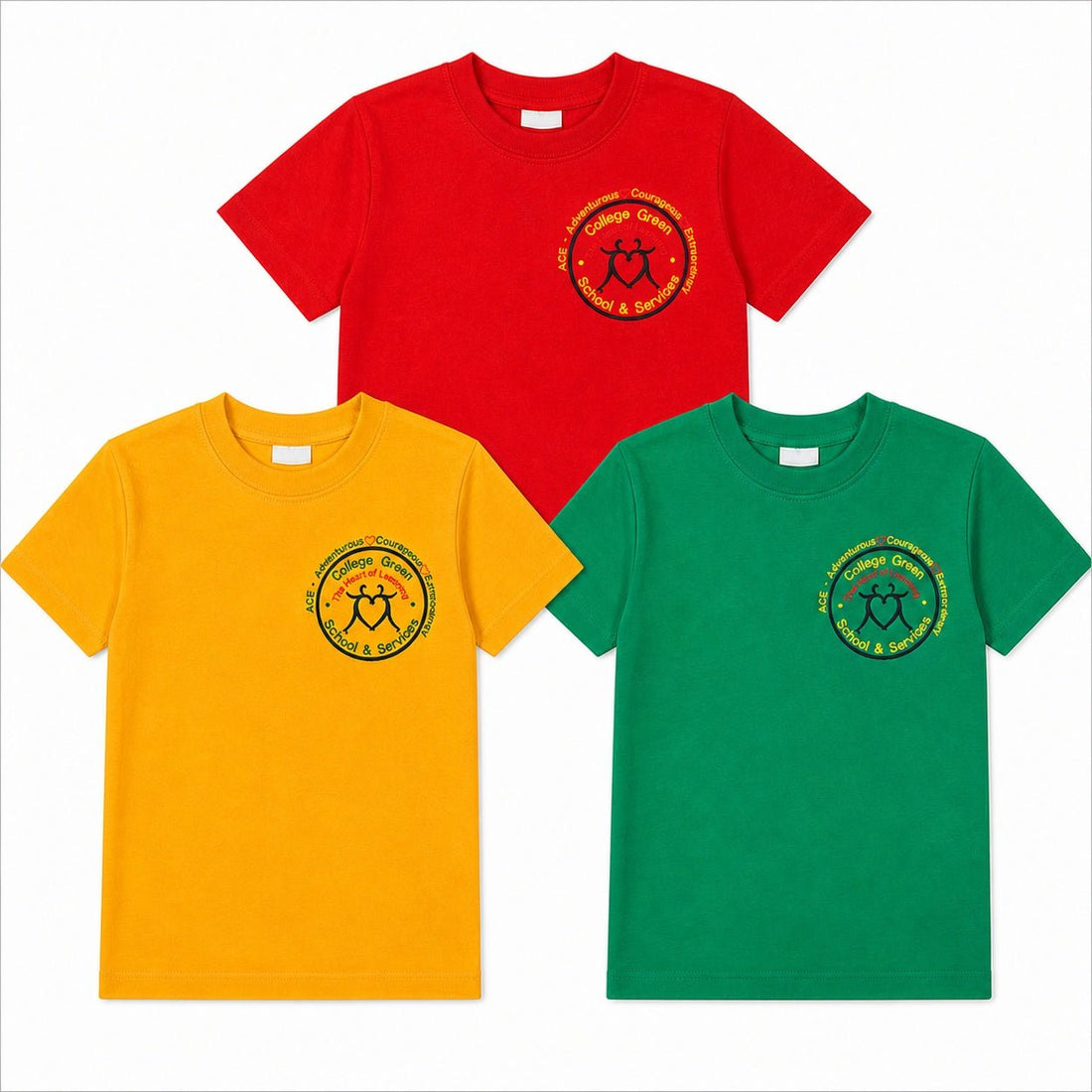 College Green Summer T-Shirt - ACE Clothing