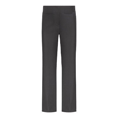 Girls Junior Slim Fit Trousers - Black - ACE Clothing