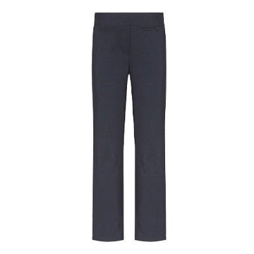 Girls Junior Slim Fit Trousers -Navy - ACE Clothing