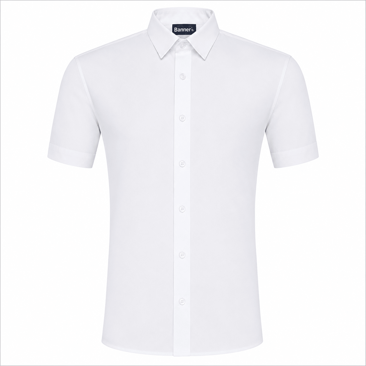 Girls Non Iron Regular Fit Short Sleeve Blouses Twin Pack (White) - ACE Clothing