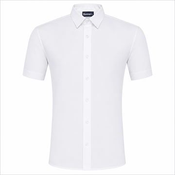 Girls Non Iron Regular Fit Short Sleeve Blouses Twin Pack (White) - ACE Clothing