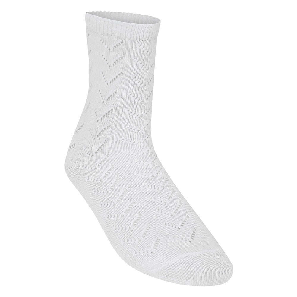 Girls Pelerine Ankle Socks White - PK OF 3 - ACE Clothing