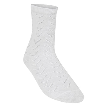 Girls Pelerine Ankle Socks White - PK OF 3 - ACE Clothing