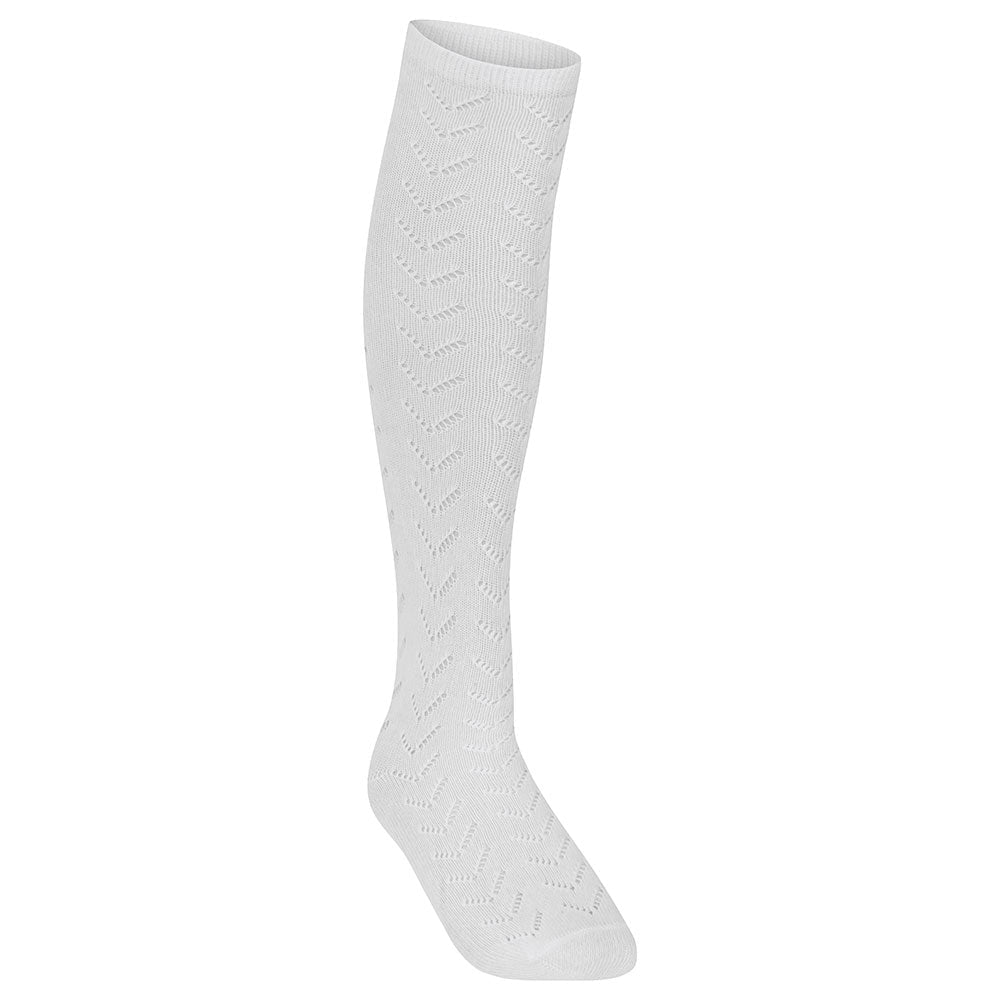 Girls Pelerine Knee Socks White - PK OF 3 - ACE Clothing