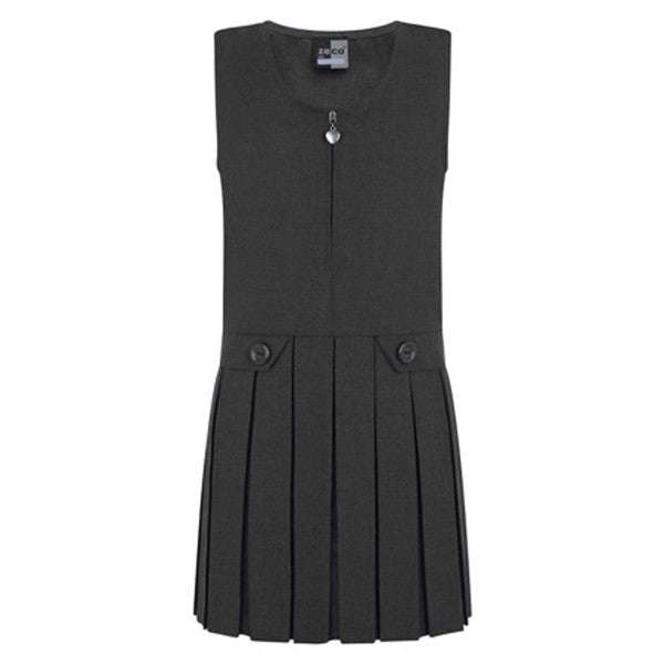 Girls Pinafore - Grey - ACE Clothing