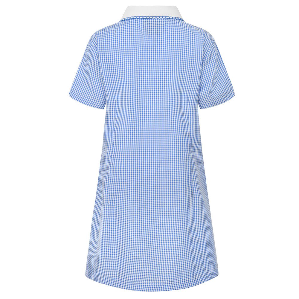 Girls Summer Dress (Blue/White gingham) - ACE Clothing