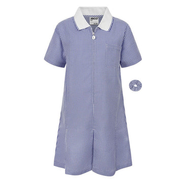 Girls Summer Dress Navy/ White Gingham - (Z) - ACE Clothing