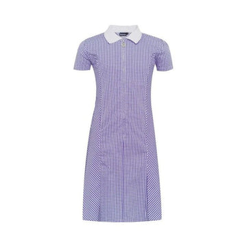 Girls Summer Dress (Purple/White) - ACE Clothing