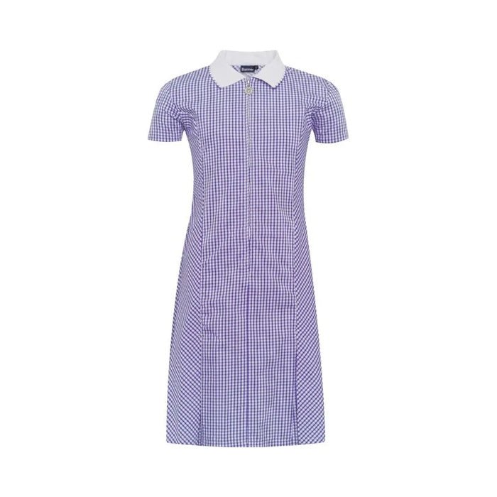 Girls Summer Dress (Purple/White) - ACE Clothing
